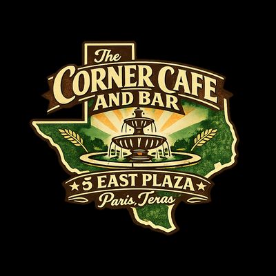 Corner Cafe Paris Texas Logo